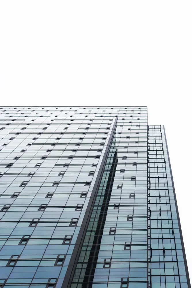 Contemporary financial district architecture