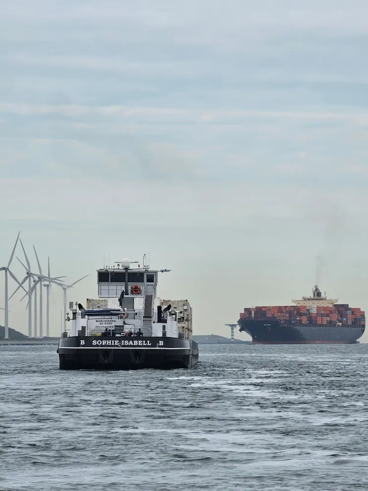 Maritime shipping on open water