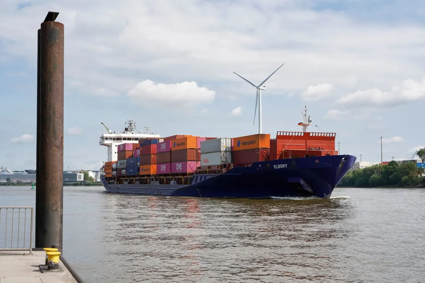Container shipping and industrial trade